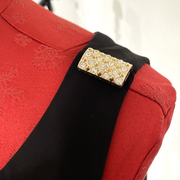 Dressbarn Collection Size 16 Black Cocktail Dress Chiffon Ruffles Sleeveless - Picture 7 of 10